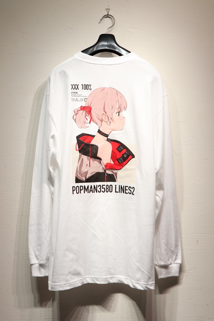 popman3580   ロングTシャツ　　XLサイズ