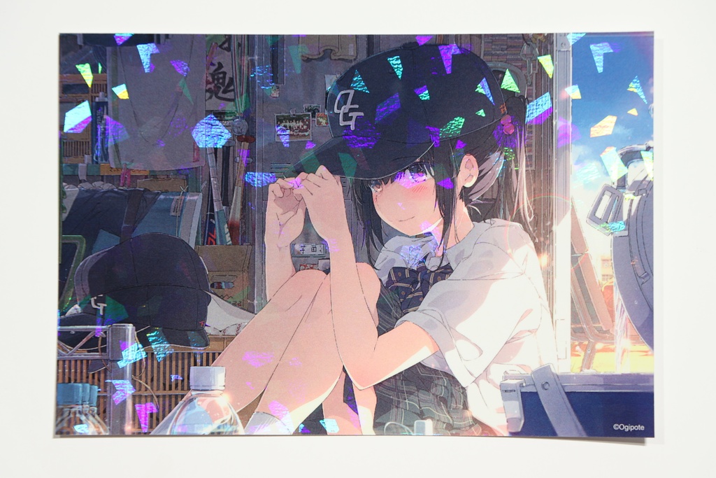 荻pote　ホログラムポストカード　ひかげぼっこ