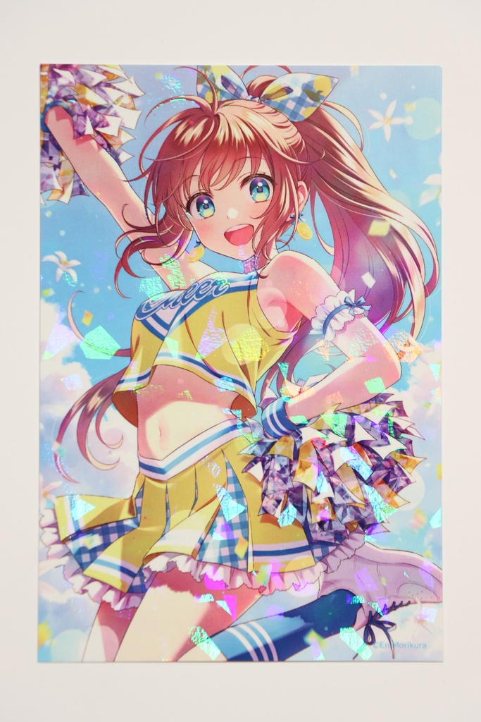 森倉円　ホログラムポストカード　Go for it！　