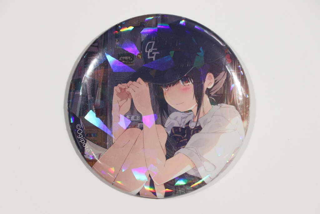 荻pote　ホログラム缶バッジ　B