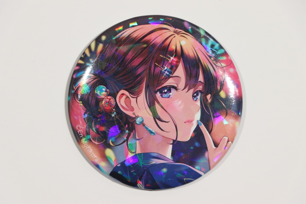 森倉円　ホログラム缶バッジ　A