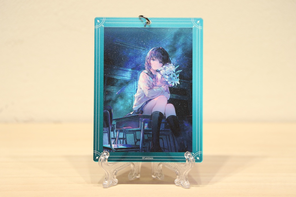 藤ちょこ　　オーロラアクリルキーホルダー  A