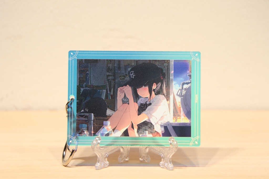 荻pote　オーロラアクリルキーホルダー　A