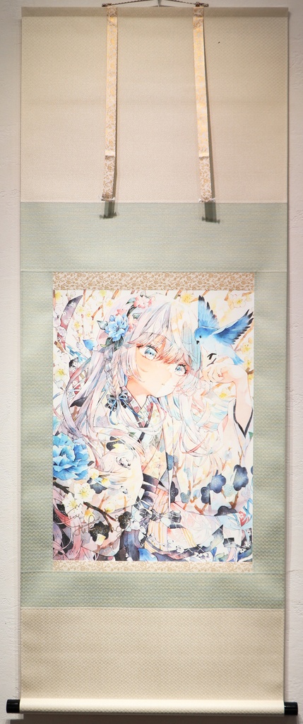 優子鈴　複製原画（掛軸）幸せを運ぶ　【受注生産】