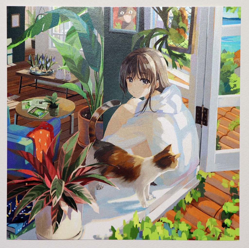 成瀬ちさと　21×21㎝　ポスターカード F