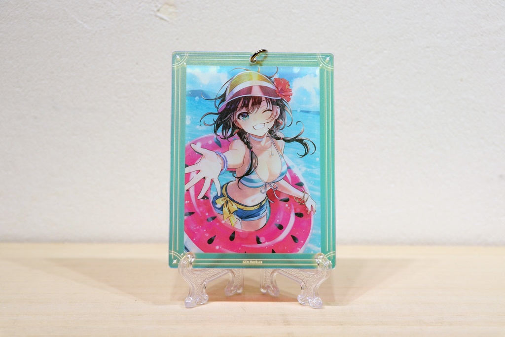 森倉円　オーロラアクリルキーホルダー　Watermelon
