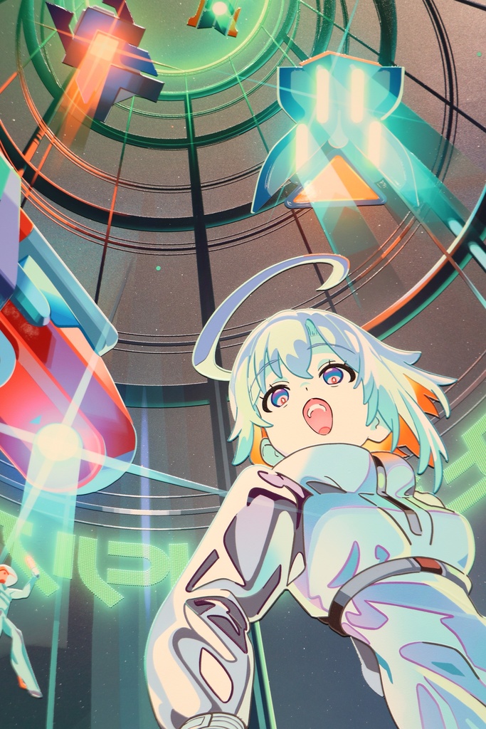 UVプリントポスター作品 kin × ハツシユ 【受注生産】