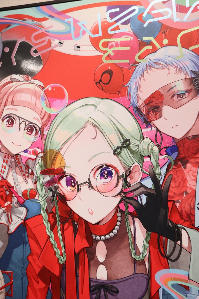 UVプリントポスター作品 チェリ子 × 玉野ハヅキ 【受注生産】