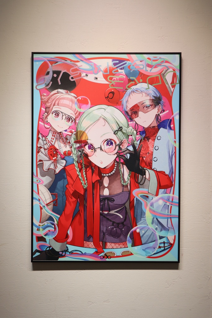 UVプリントポスター作品　チェリ子 × 玉野ハヅキ　【受注生産】