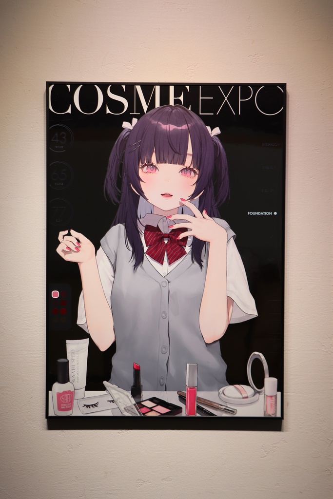UVプリントポスター作品　はむねずこ × eins【受注生産】