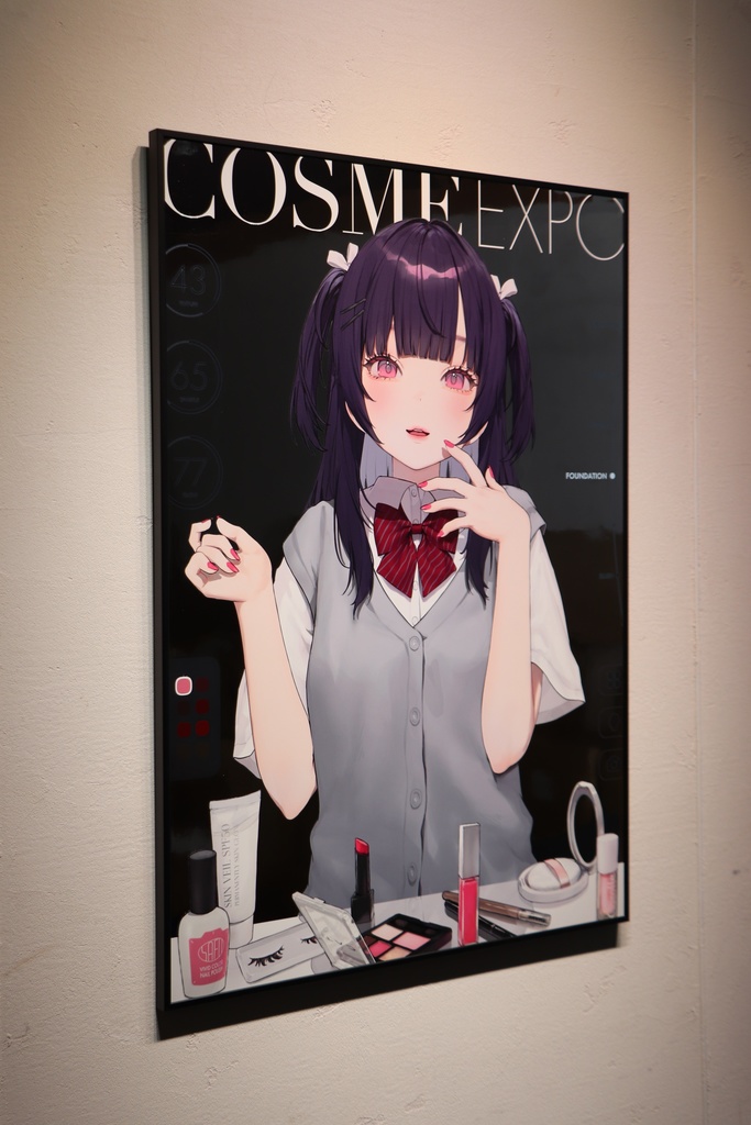 UVプリントポスター作品 はむねずこ × eins【受注生産】