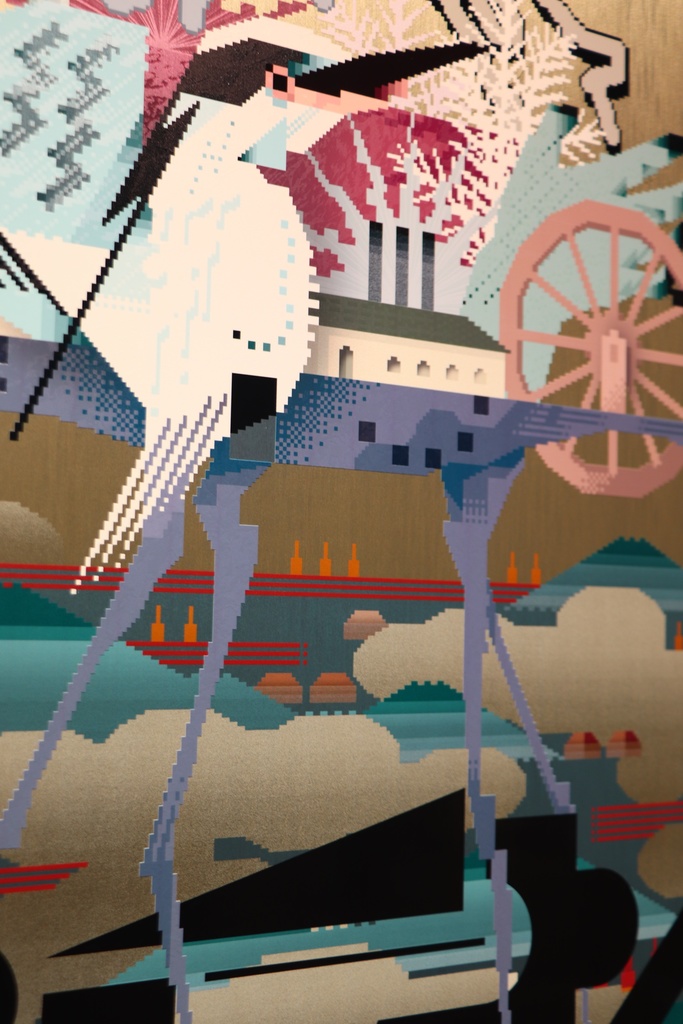 UVプリントポスター作品 ヘルミッペ × サワイシンゴ 【受注生産】