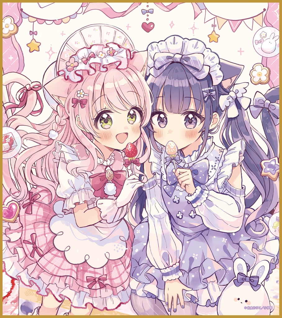 佐倉おりこ　12月6日（土）　サイン会参加用プリント色紙　