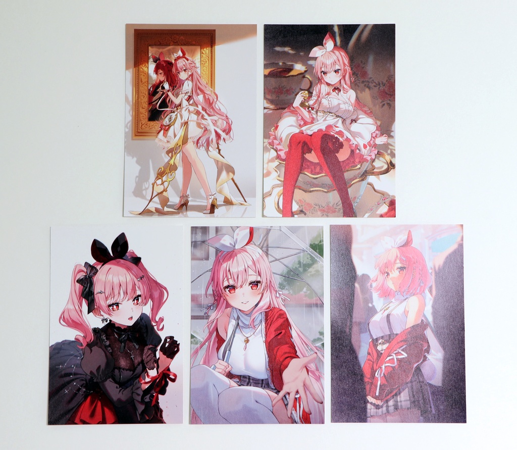 Rosuuri　ポストカード５枚セットB