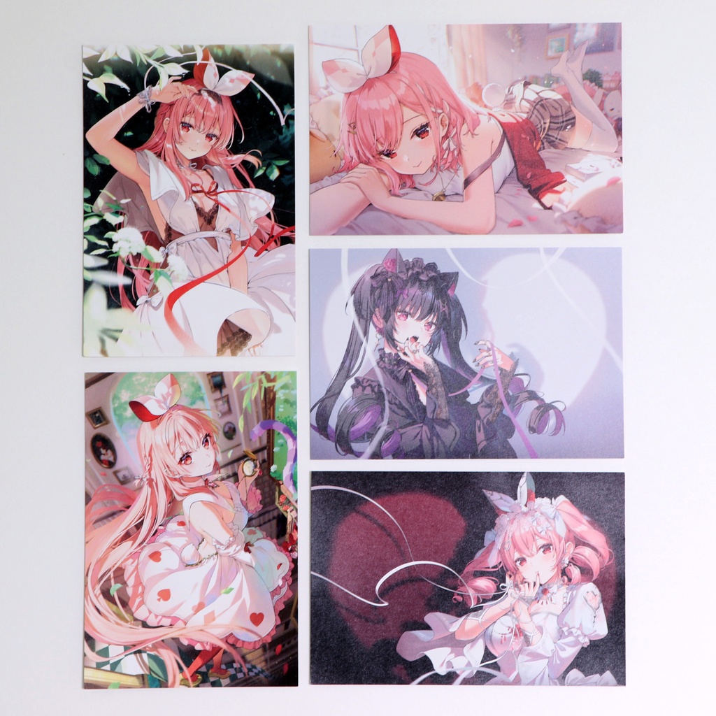 Rosuuri　ポストカード５枚セットA