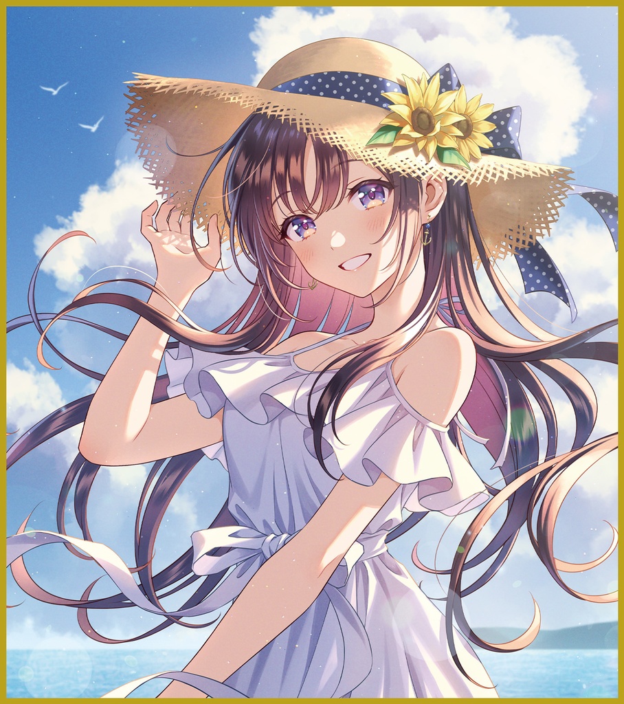 森倉円　５月１６日（土）福岡サイン会　参加用プリント色紙　【先着申込：応募申込数限定】【抽選販売】　