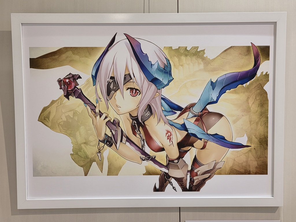 複製原画 額付 凪良 【受注生産】 - ILLUST GALLERY TOLALA - BOOTH