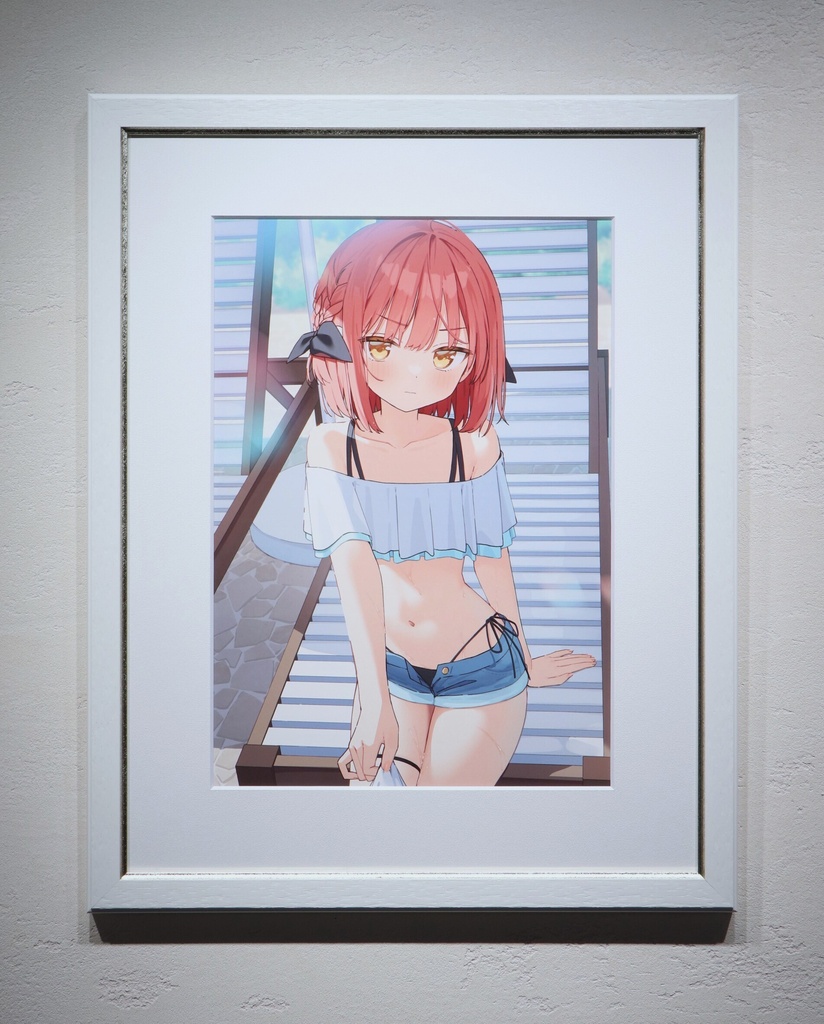 むにんしき　複製原画　５．む…よそ見、しないでください…　【受注生産】