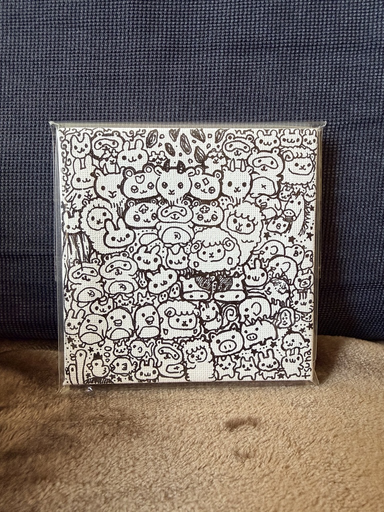 キャンバスアート　絵画　原画10×10