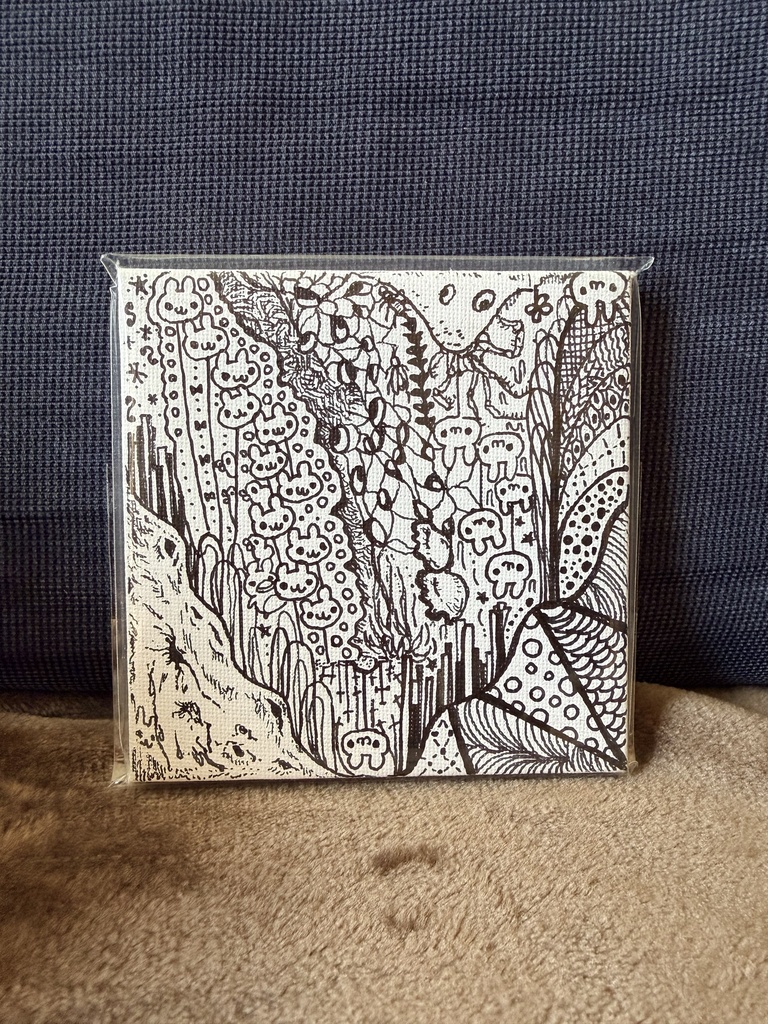 キャンバスアート絵画　原画10×10