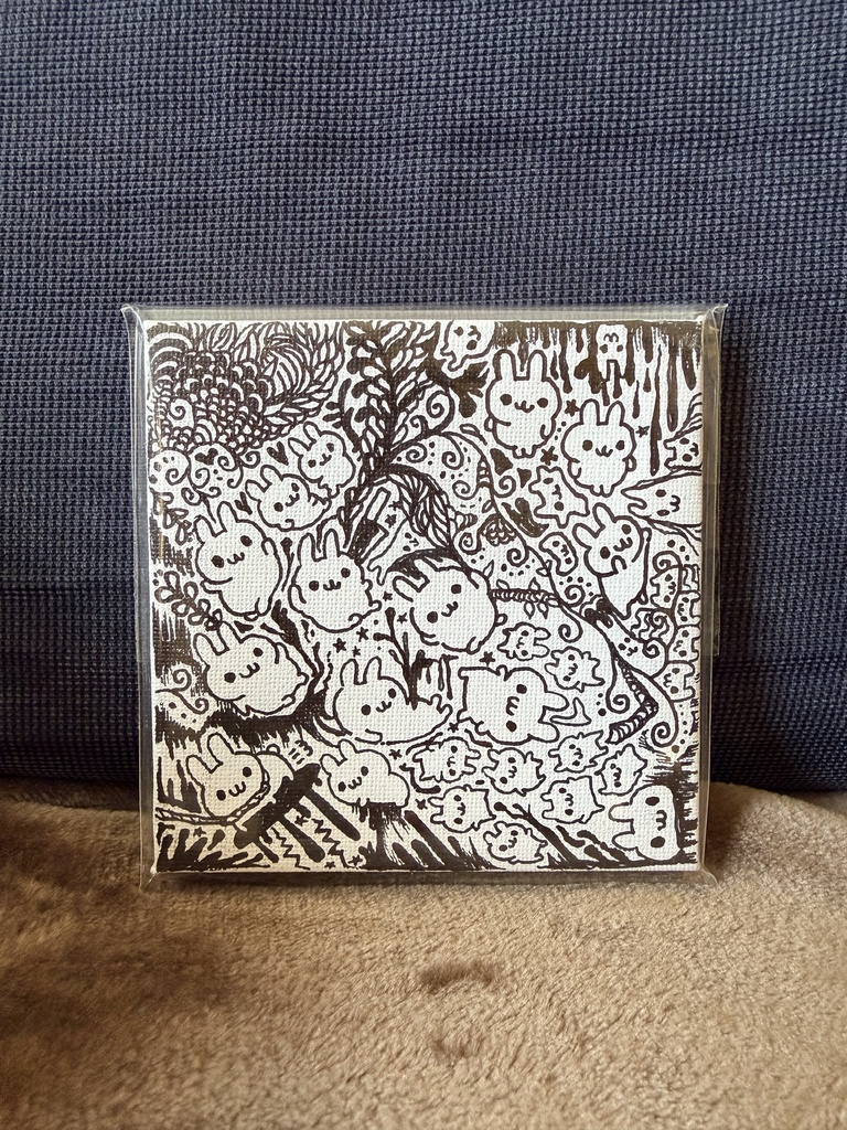 キャンバスアート　絵画　原画10×10