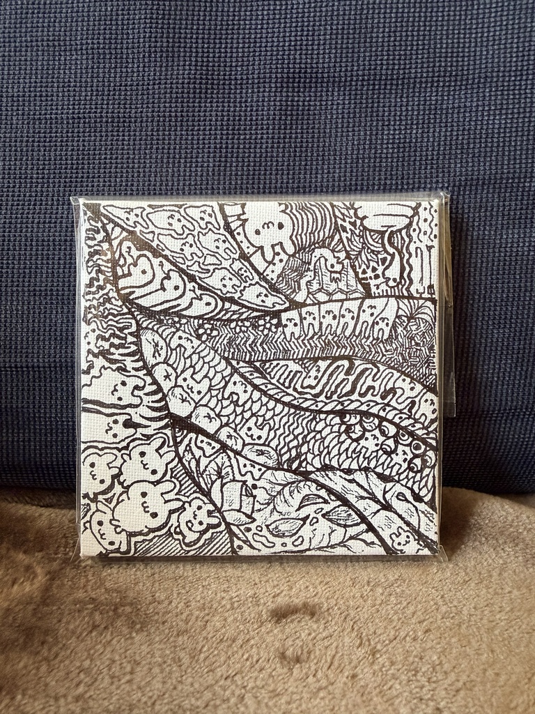 キャンバスアート　絵画　原画10×10