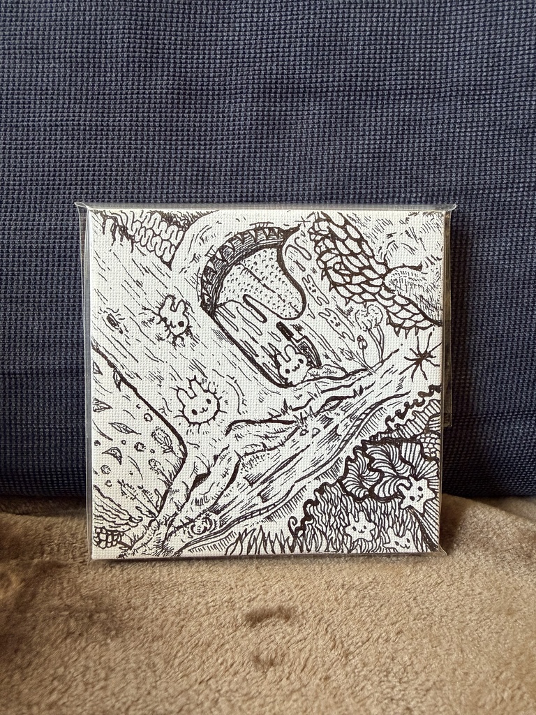 キャンバスアート　絵画　原画10×10