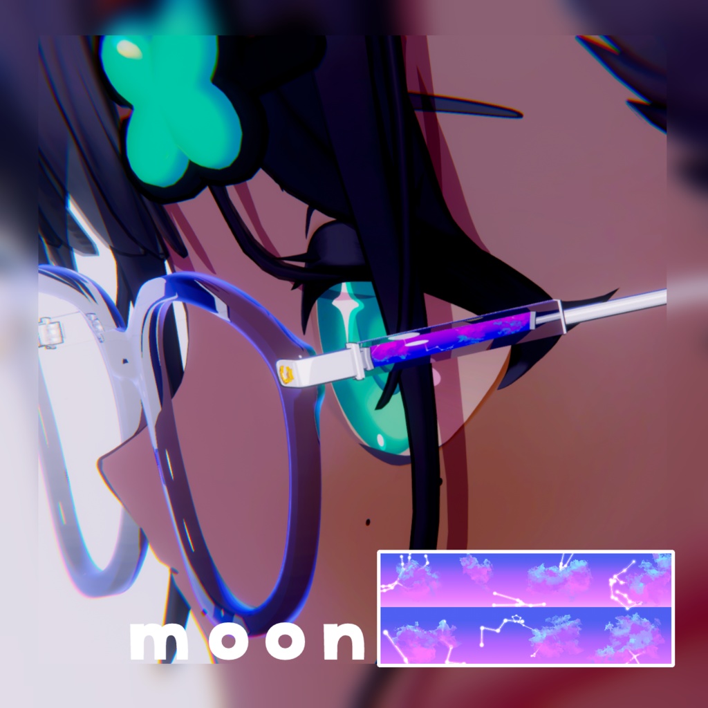 👓柄が見えるメガネ👀✨