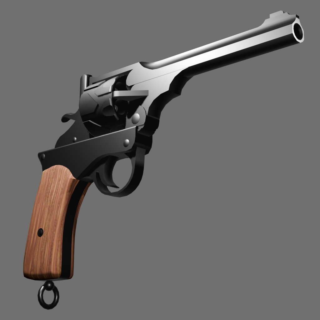 【VRChat想定・MA対応済】Webley-Fosbery 【ギミック搭載】