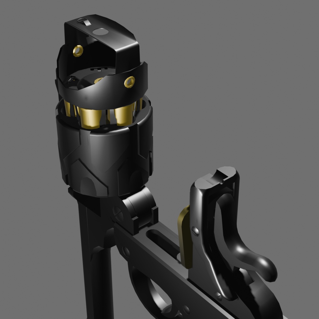 【VRChat想定・MA対応済】Webley-Fosbery 【ギミック搭載】