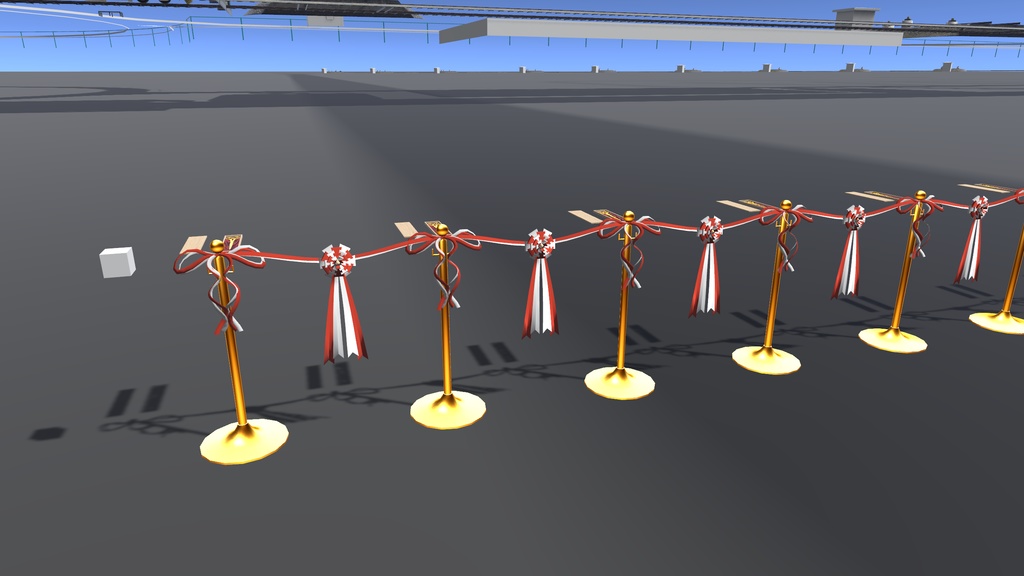 【VRChatワールドギミック】テープカットギミック