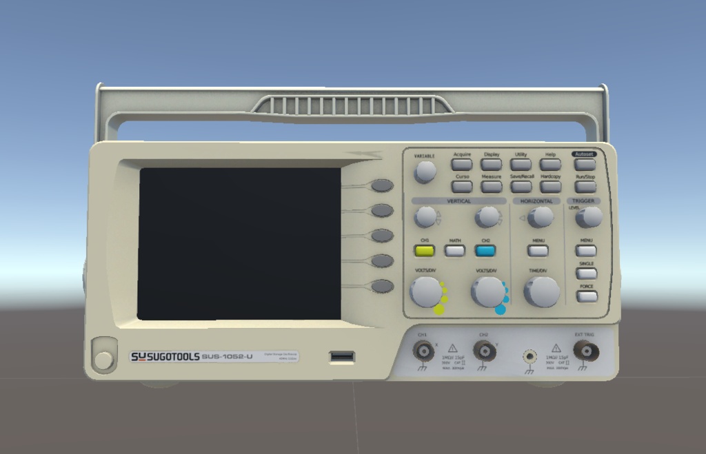 【無料】オシロスコープ 3Dモデル