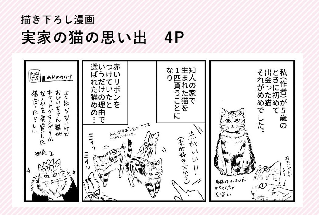 ねこまんが(冊子通販)