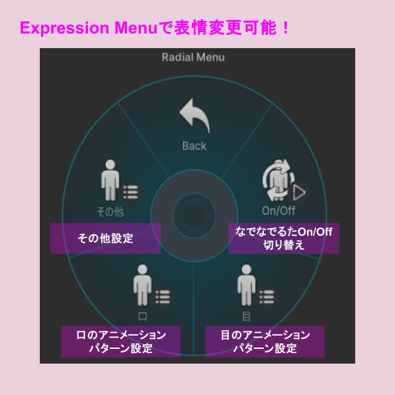 【デルタフレア専用】 表情が動くなでなでギミック【無料版アリ!】