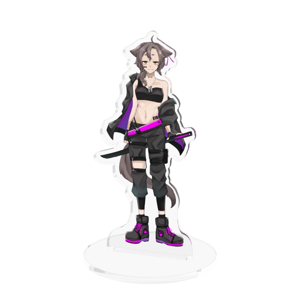 和恩ワオ　アクリルフィギュア (真霜デザイン)