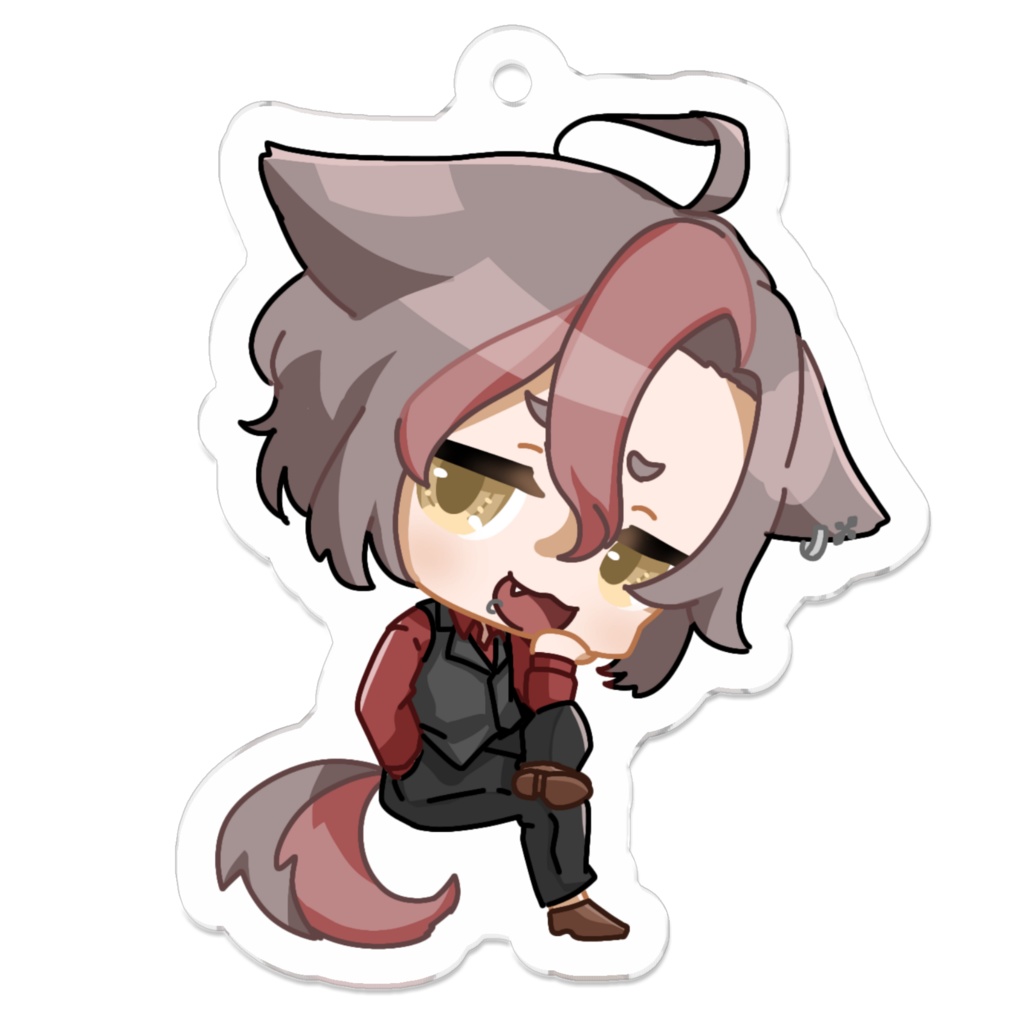 エイプリルフール企画　アクリルキーホルダー夜