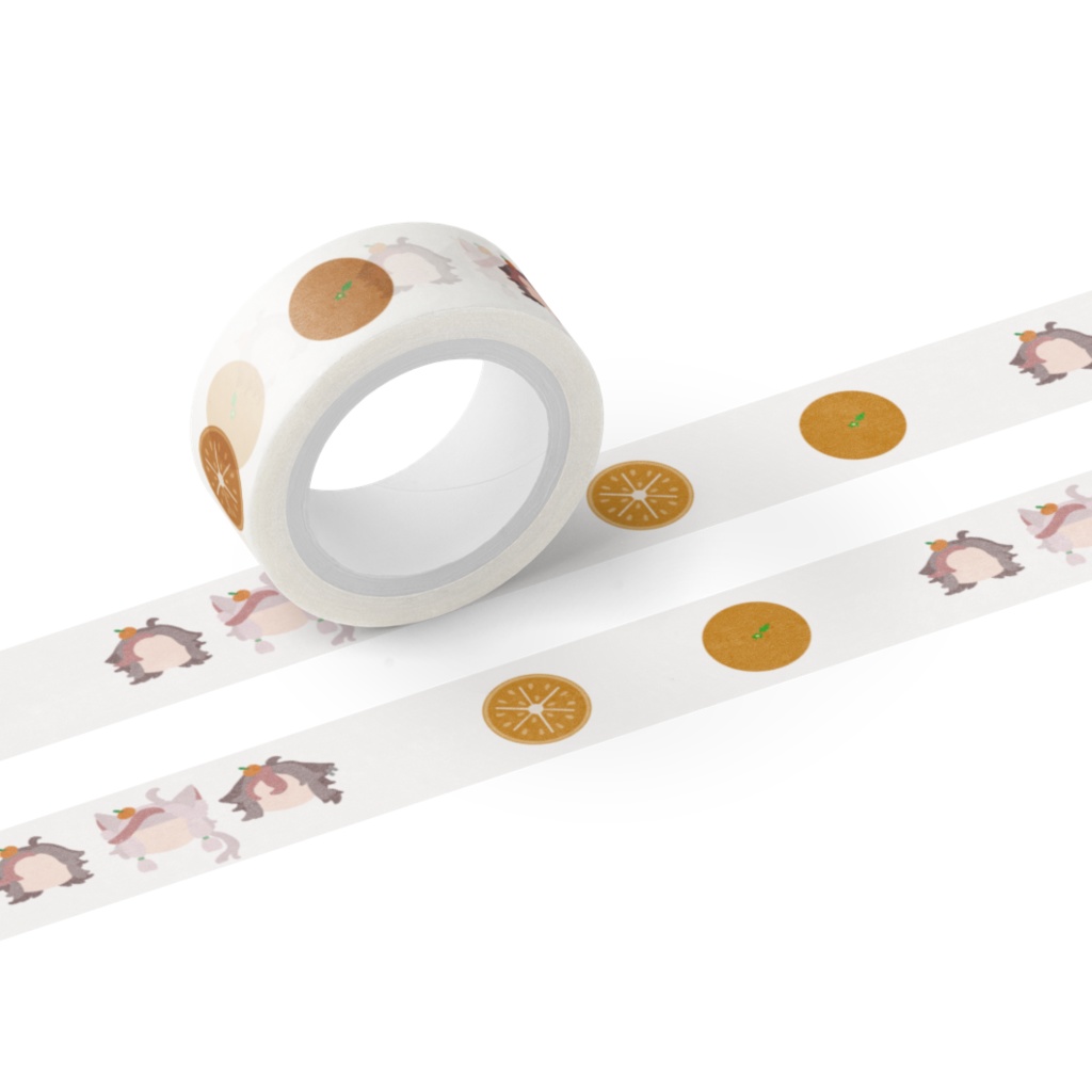 【期間限定】みかんわおんマスキングテープ【コラボ酒販売記念】