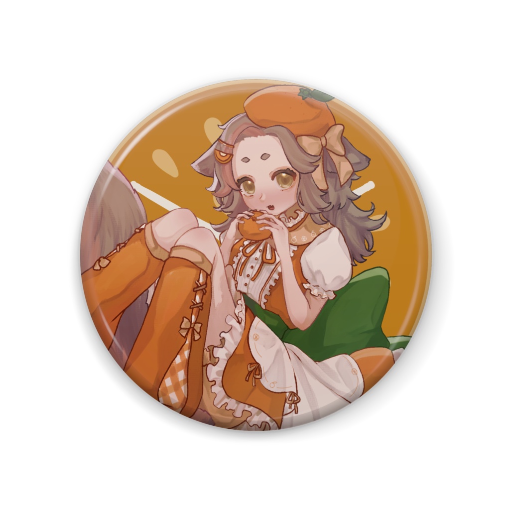 【期間限定】みかんわおん缶バッジ【コラボ酒販売記念】