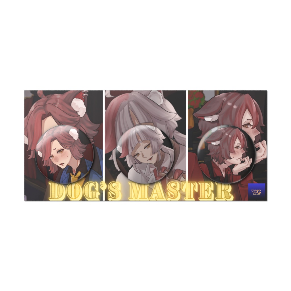 【エイプリルフール】缶バッジ３匹セット