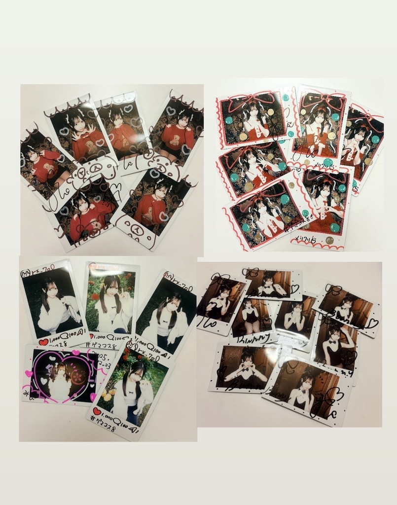 ランダム デコチェキ 当たりサインあり