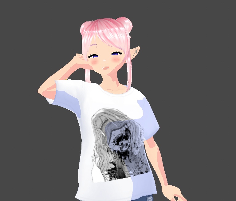 Vroid horror texture