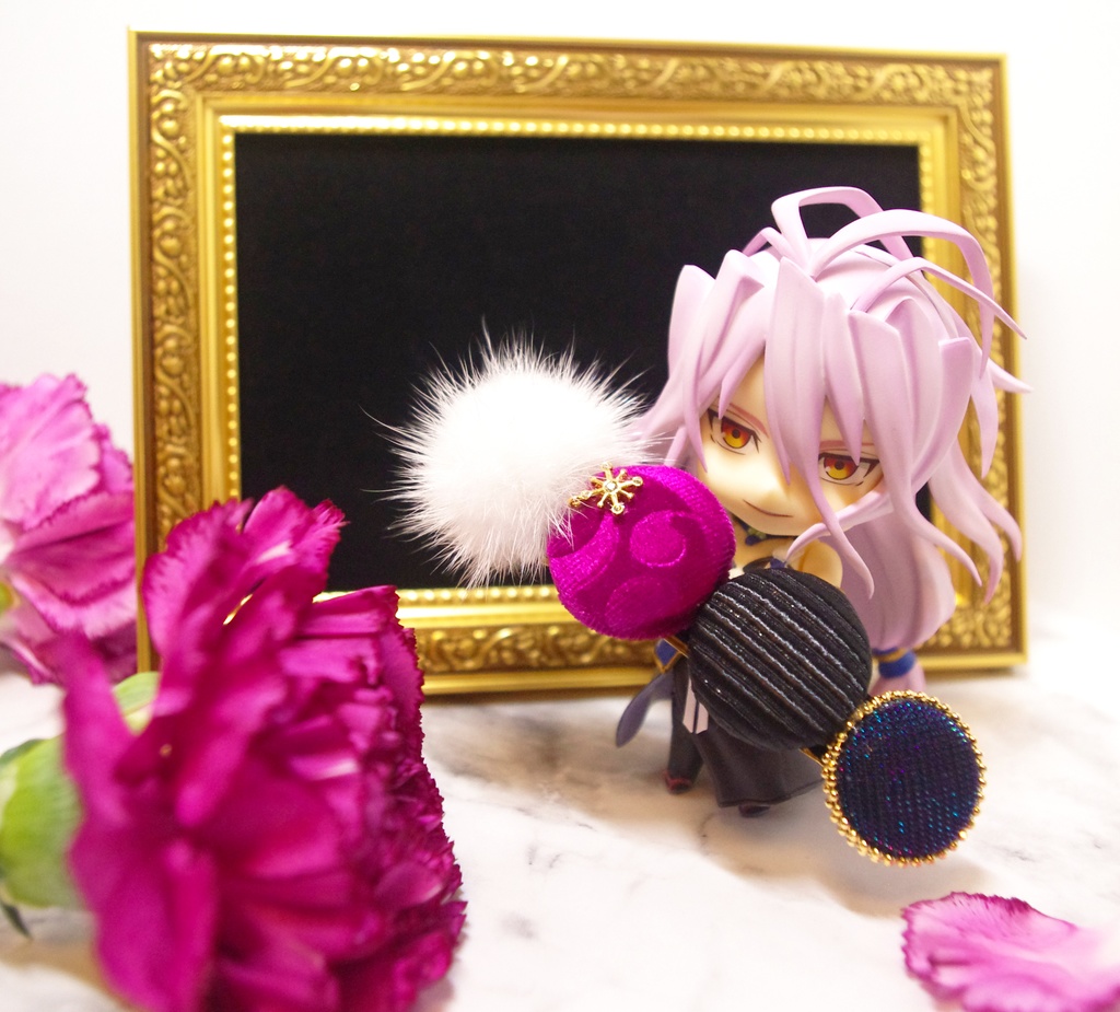 刀ミュ 千子村正イメージくるみボタンバレッタ