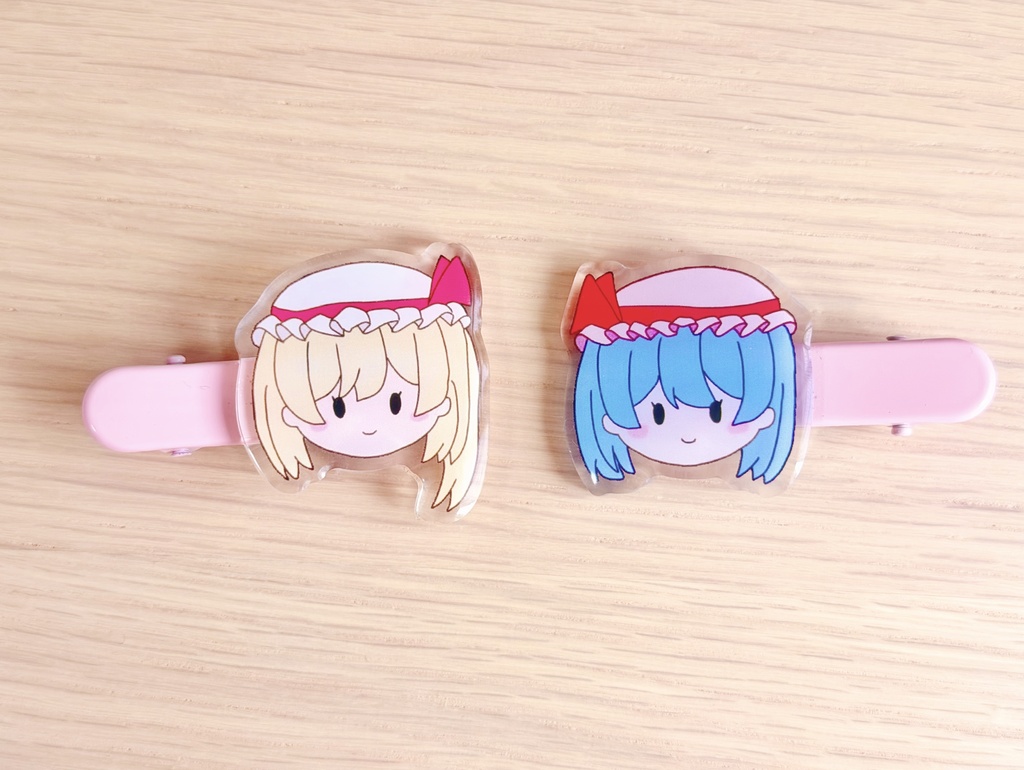 前髪クリップ　フランドール&レミリア　2個セット