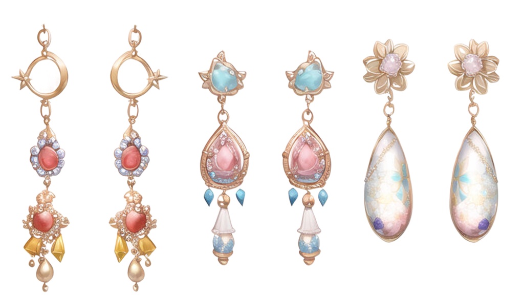 アクセサリー素材-イヤリング