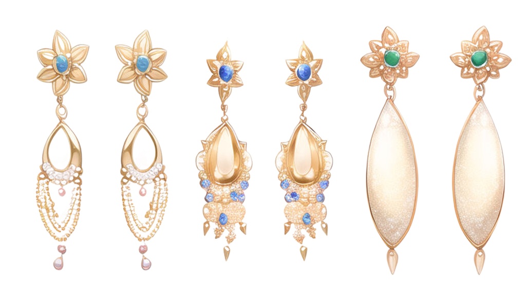 アクセサリー素材-イヤリング