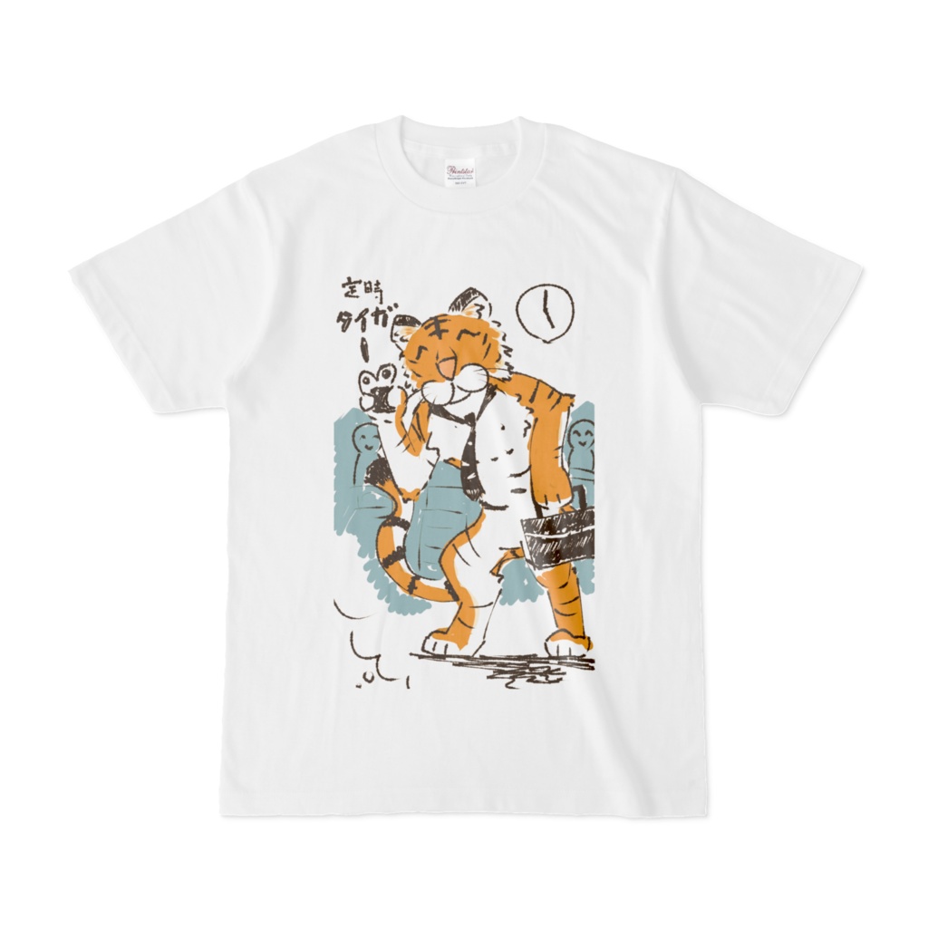定時退ガーTシャツ