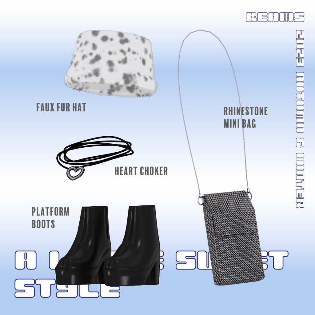 【VR限定】ちょい甘スタイル|BEAMS