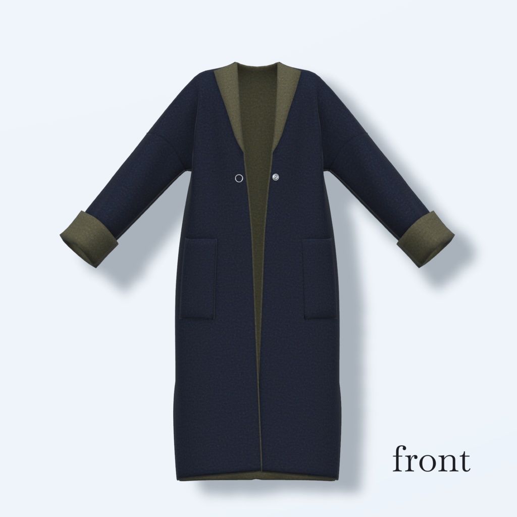 Demi-Luxe BEAMS ツートン ロングコート | BEAMS