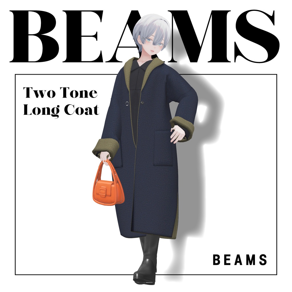 Demi-Luxe BEAMS ツートン ロングコート | BEAMS