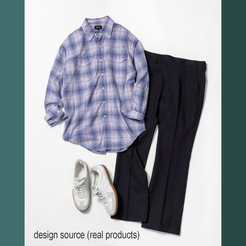 【3体対応】BEAMSチェックシャツスタイル | BEAMS